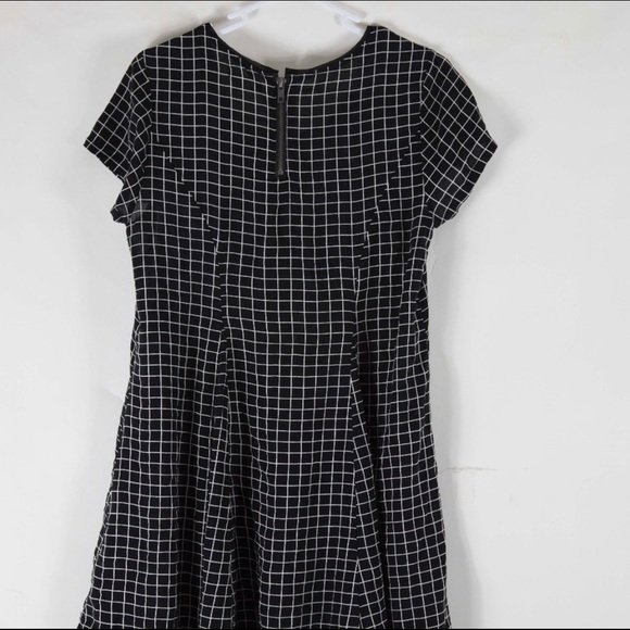 Selling Black and White Grid Dress - Picture 3 of 3